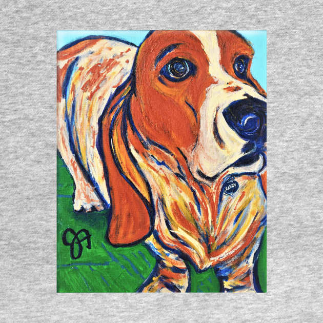 Basset Hound Full Composition by Jeneralarts